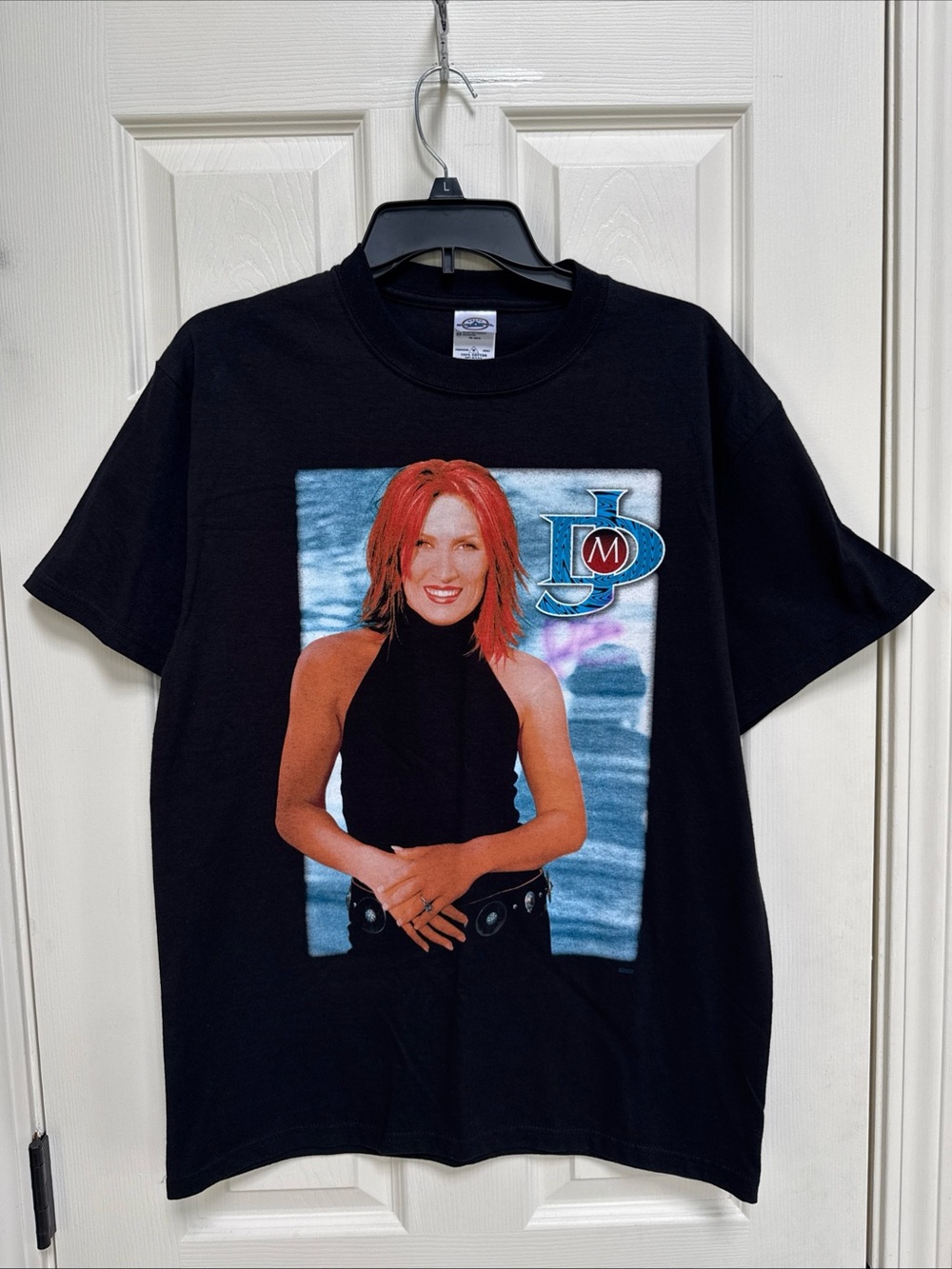 Jo Dee Messina Vintage 2002 Tour T-Shirt sz M Autographed Signed (faded Sig) NEW